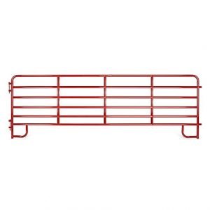 16 ft. 6-Bar Extra Heavy-Duty Red Corral Panel, 153 lb. Available in Paint and galvanised