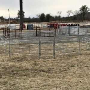 40ft round pen (galvanized color )