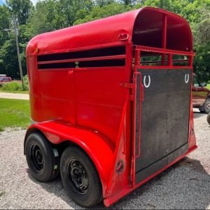 1996 two horse bumper pull