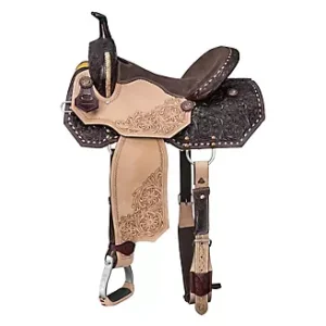 Silver Royal Bisbee Barrel Saddle