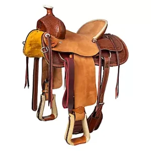 Silver Royal Bodie Hard Seat Ranch Saddle Pkg